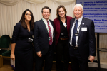 Pictured with members of the Youth Sport Trust's Board: Shweta Sharma, Dame Katherine Grainger DBE and Neil Davidson CBE