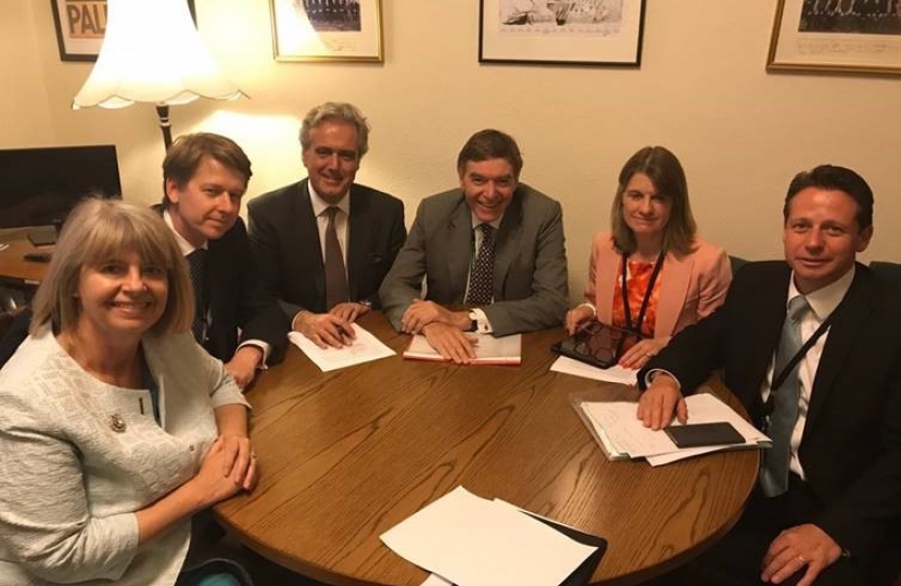 Worcs MPs with Philip Dunne