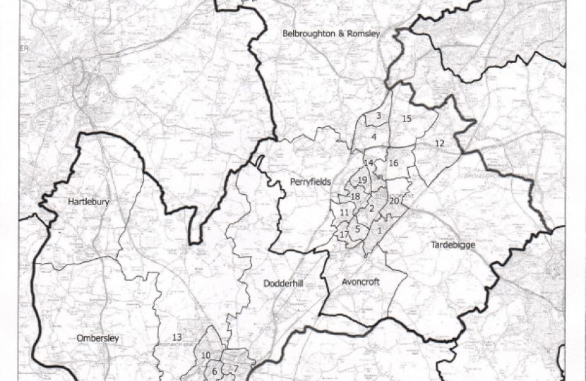 Proposed Bromsgrove and Droitwich constituency