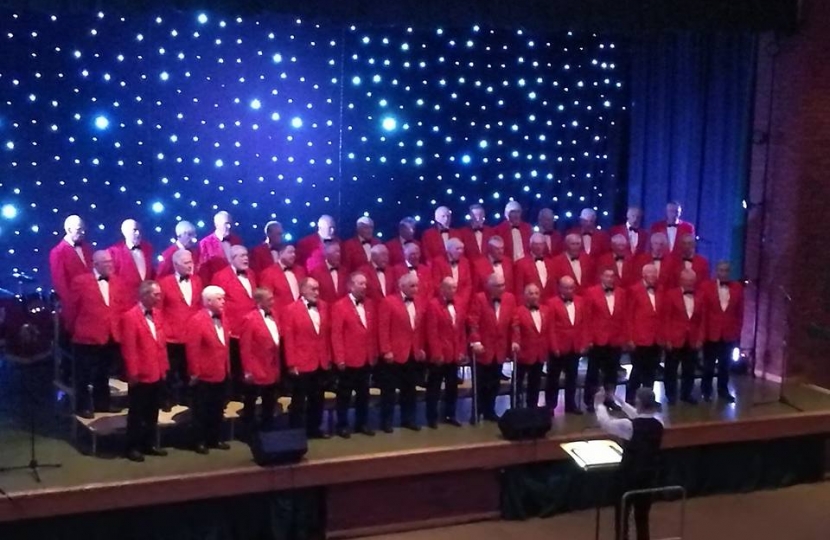 Kidderminster male choir at Concert for Heroes