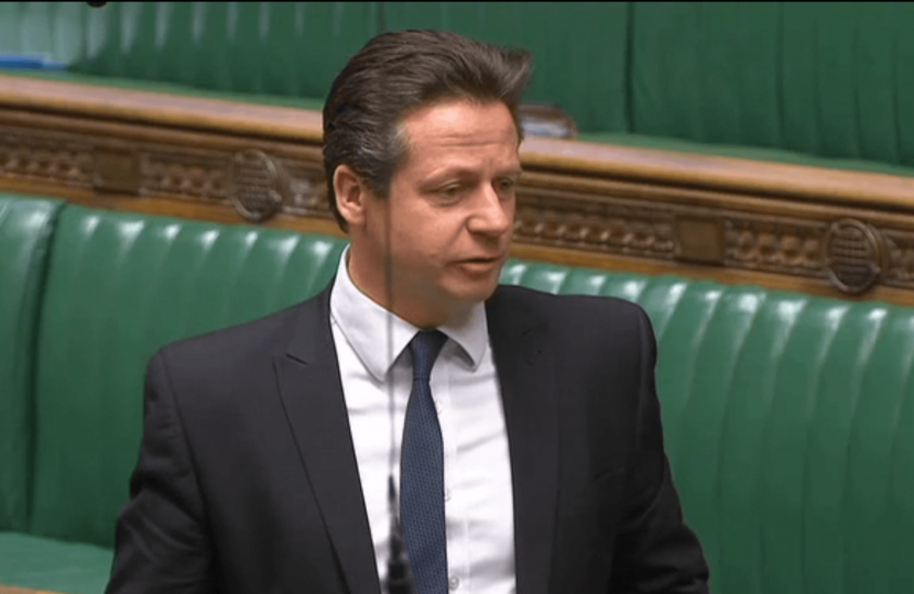 Nigel Huddleston MP speaking during the Stalking Protection Bill debate