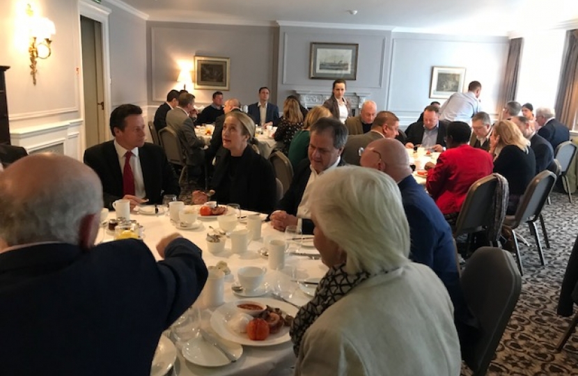 Business breakfast at Lygon Arms