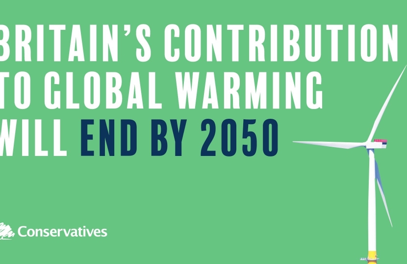 Our Contribution to Global Warming will end by 2050