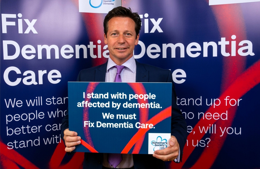 Nigel Supporting the Alzheimer's Society Campaign
