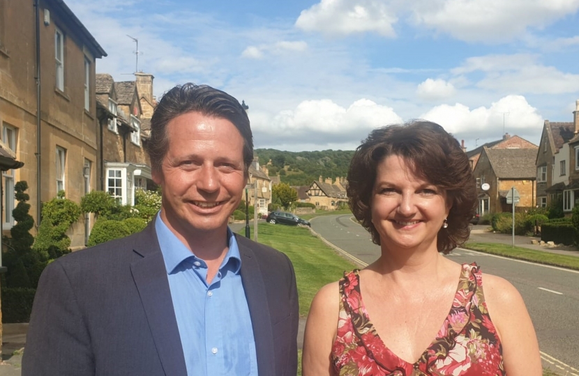 Nigel Huddleston MP and Jeannette