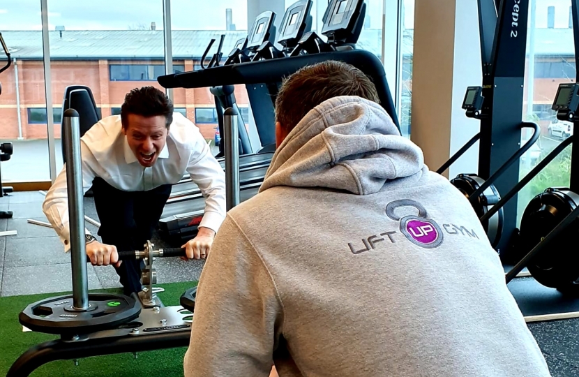 Nigel at Lift Up gym