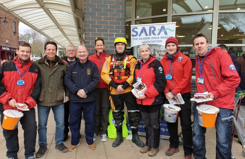 Nigel with Severn Area Rescue Association