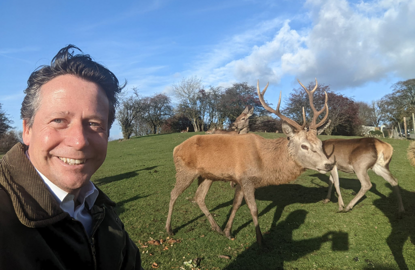 Visit to the Deer Park at Broadway Tower