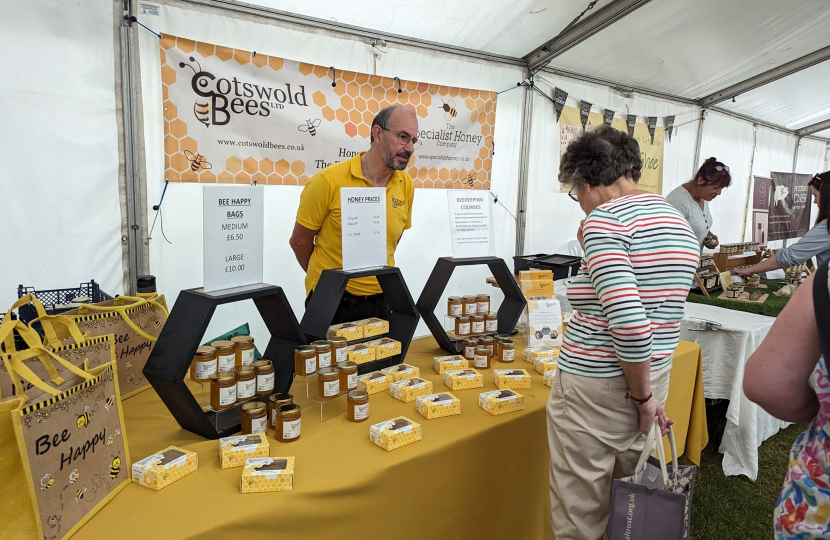 Cotswold Bees stall.