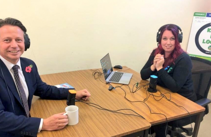 Nigel Huddleston MP appears on The Vale Matters podcast.