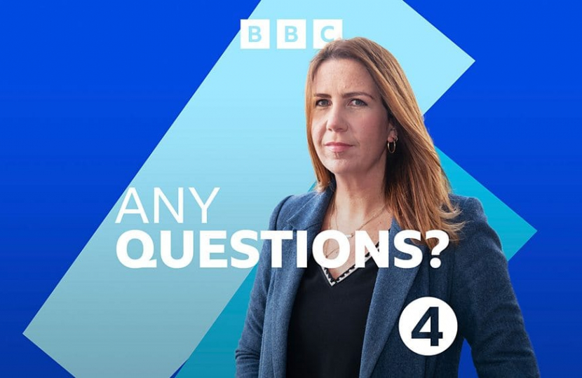 Nigel Huddleston MP appears on BBC Radio 4's 'Any Questions?'