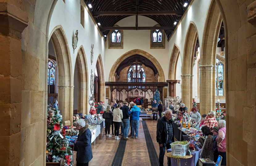 Christmas Fair hosted by The Parish Church of All Saints in Evesham