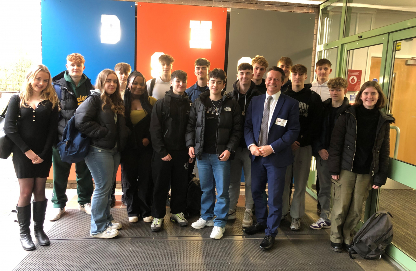 Visit to Droitwich Spa High School