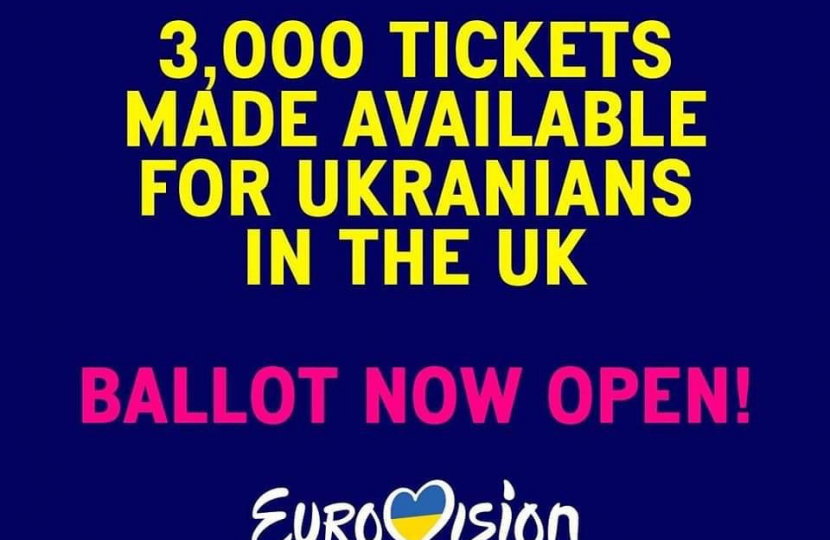 Eurovision 2023 ticket ballot for displaced Ukrainians