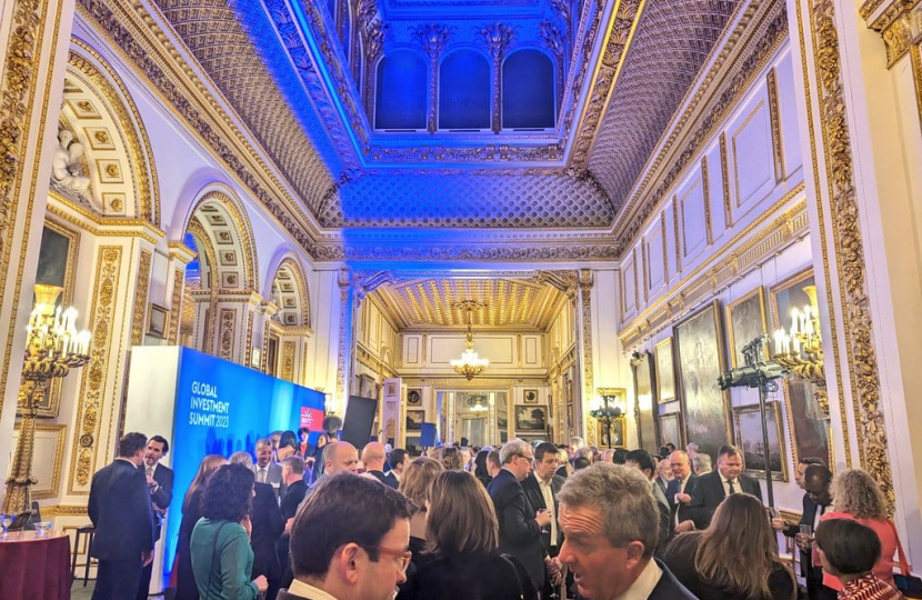 Global Investment Summit at Lancaster House.