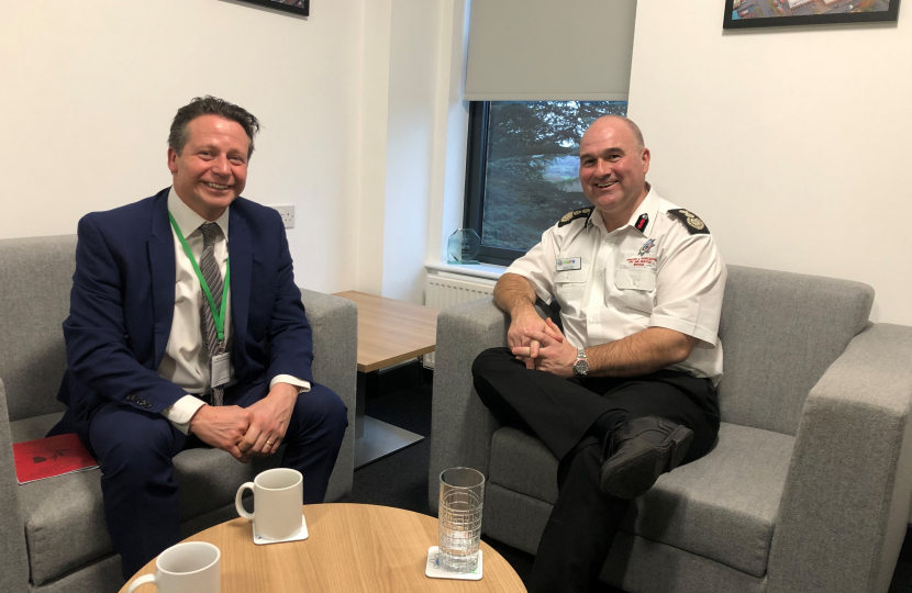 Meeting with the Chief Fire Officer for Hereford and Worcester