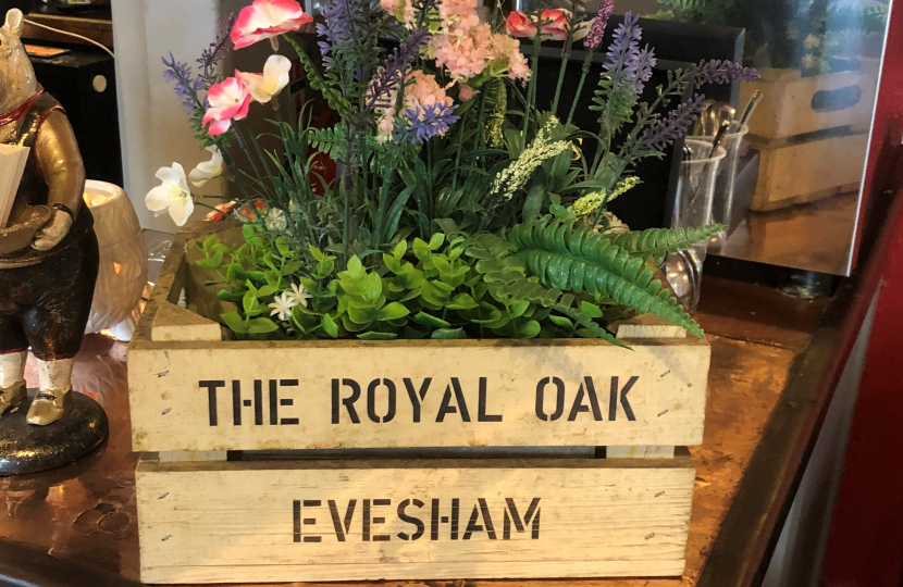 Visit to the Royal Oak in Evesham