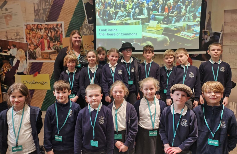 Offenham First School Visit Parliament