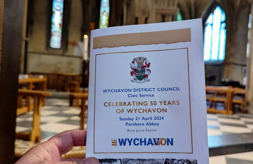 Attending Wychavon's 50th Year Celebration