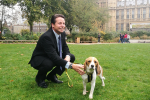 Nigel with Bonnie at Westminster Dog of the Year
