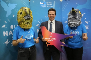 Nigel Huddleston MP at RSPB Let Nature Sing event