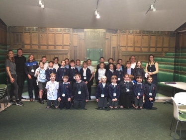 Badsey First School and the Westminster Team