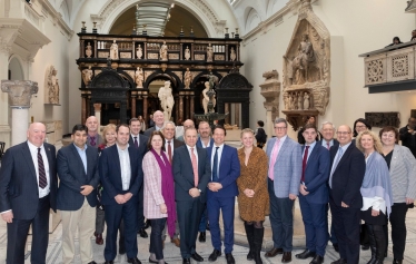 Nigel at the V&A with the Tourism Industry Council