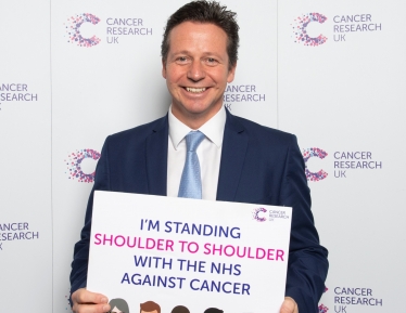 Nigel at World Cancer Day
