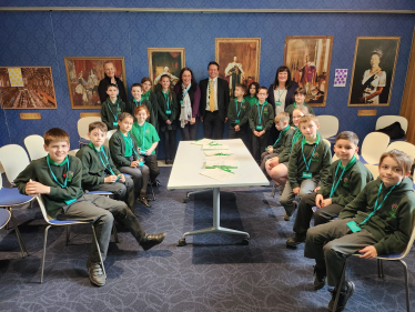Cleeve Prior Primary School Visits Parliament