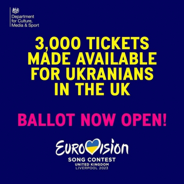 Eurovision 2023 ticket ballot for displaced Ukrainians