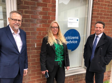 Meeting the new Chairman and Chief Executive of Citizens Advice South Worcestershire